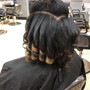 Half up Half down sew-in