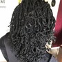 2 braids( all natural hair)