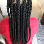 Knotless braids (large)