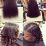 Half up Half down sew-in