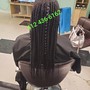 Knotless medium Goddess braids Middle back