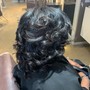 Silk Press Updo