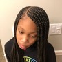 Relaxer and style (natural hair)