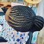 Knotless Braids Large midback length