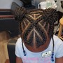 Kid's Box Braids- 1b, #2, #4 HAIR INCLUDED