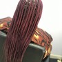 Small knotless box braids