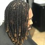 Two strand twist on locs