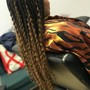 Large feed in braids