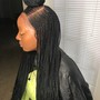 Frontal ponytail with wash