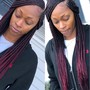 Two feedin Braids(Natural)-Hair included