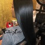 Sew-in w/custom closure