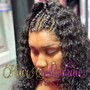 Natural Twists/flat twist on short hair