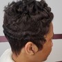 Virgin Relaxer, Shampoo and Style