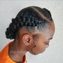 Individual plaits