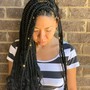 Short Bohemian Goddess Braids