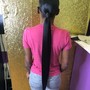 Barbie ponytail