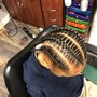 Kid's Braided style (extensions added)