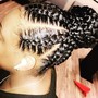 Braiding hair for feedin/box braids