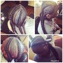 Braiding hair for feedin/box braids