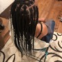 Large Knotless Box Braids