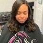 Blow dry flat iron/curl for sewin