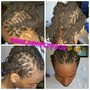 5 - 12 Natural Hair Cornrows