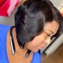 Closure Sew In short hair style