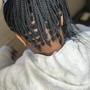 bohemian MED box braids(below booty)