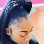 Double Frontal ponytail/ Updo