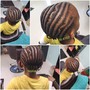 Knotless medium Middle back( ages 6- 9)