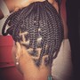 Braids with designs (men/boys)