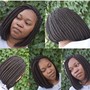 **DEPOSIT REQUIRED**MEDIUM Knotless/Box Braids (Mon. Tues. Weds ONLY) PRE-STRETCHED HAIR ONLY!!!