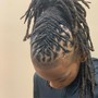 Shoulder length /wash/ retwist /no style