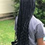 bohemian MED box braids(below booty)