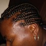 Marley Twist/Mens 2Strand twist with hair added