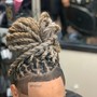 Shoulder length /wash/ retwist /no style