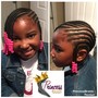 Kid's feed in Braids 6- under