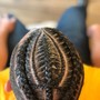 (10 and under ) kids cornrows with shampoo