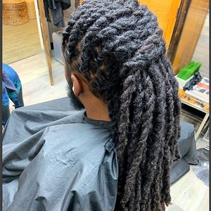 Can I get Wicks like this by doing the rubber band method? : r/Dreadlocks