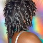 Natural hair twists