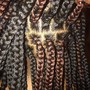 Large Knotless Braids