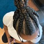 Lemonade braids ( Feed In Cornrows)