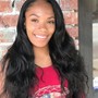 Beaded (Braidless)Sew-In (Press Natural Hair)