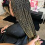 Large knotless Braids (waist/butt length)