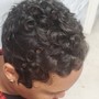 Virgin Relaxer, Shampoo and Style