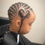 (10 and under ) kids cornrows with shampoo