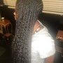 Small knotless braids