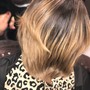 Short hair All Over Color and cut