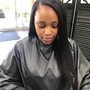 Shampoo Style Relaxed Hair (Flat Iron)