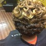 Roller Set (Natural hair)